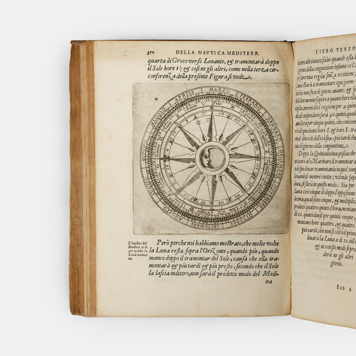 The 1607 second edition of the maritime classic Nautica Mediterranea by Bartolomeo Crescenzi, with the rare portolan chart of the Mediterranean.