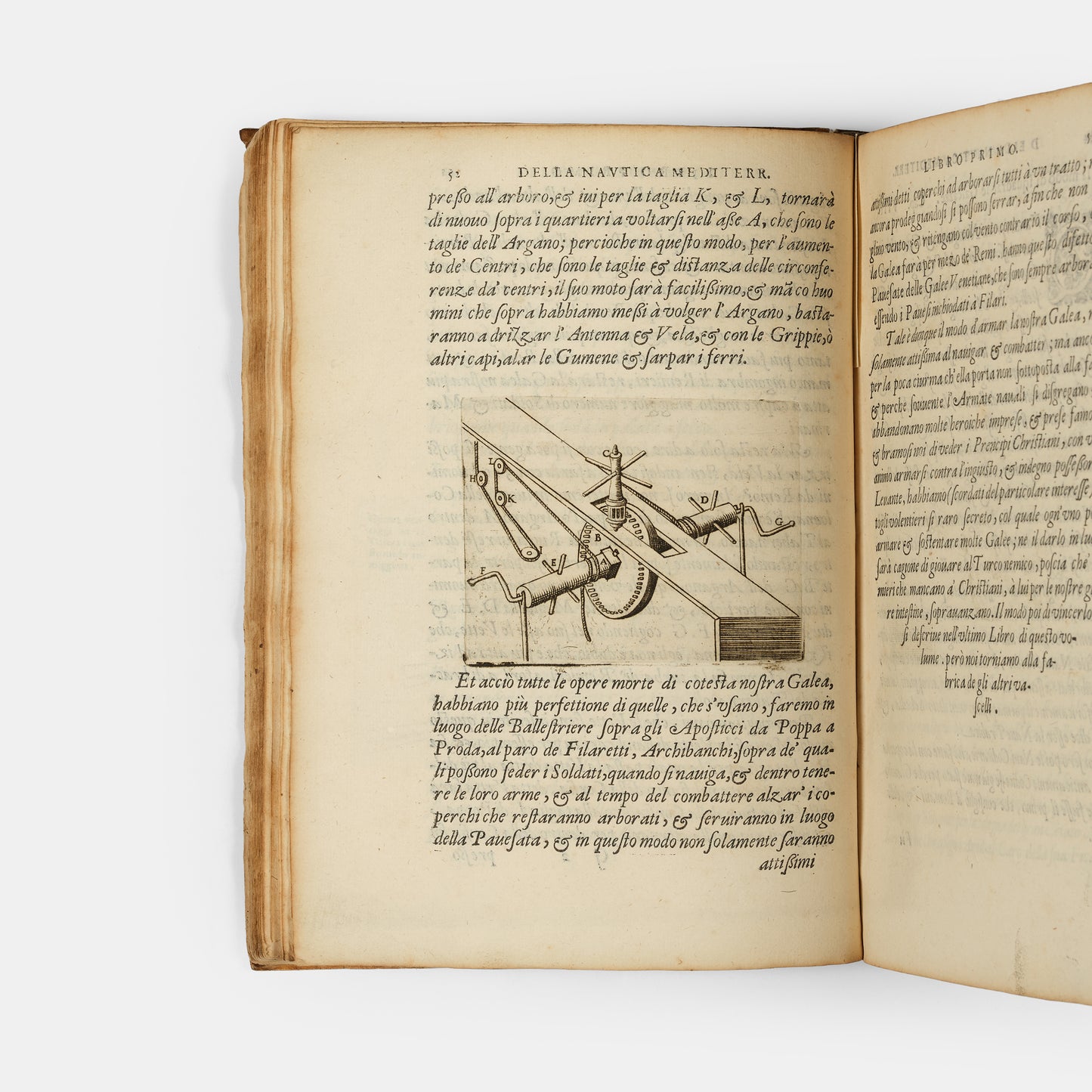 The 1607 second edition of the maritime classic Nautica Mediterranea by Bartolomeo Crescenzi, with the rare portolan chart of the Mediterranean.