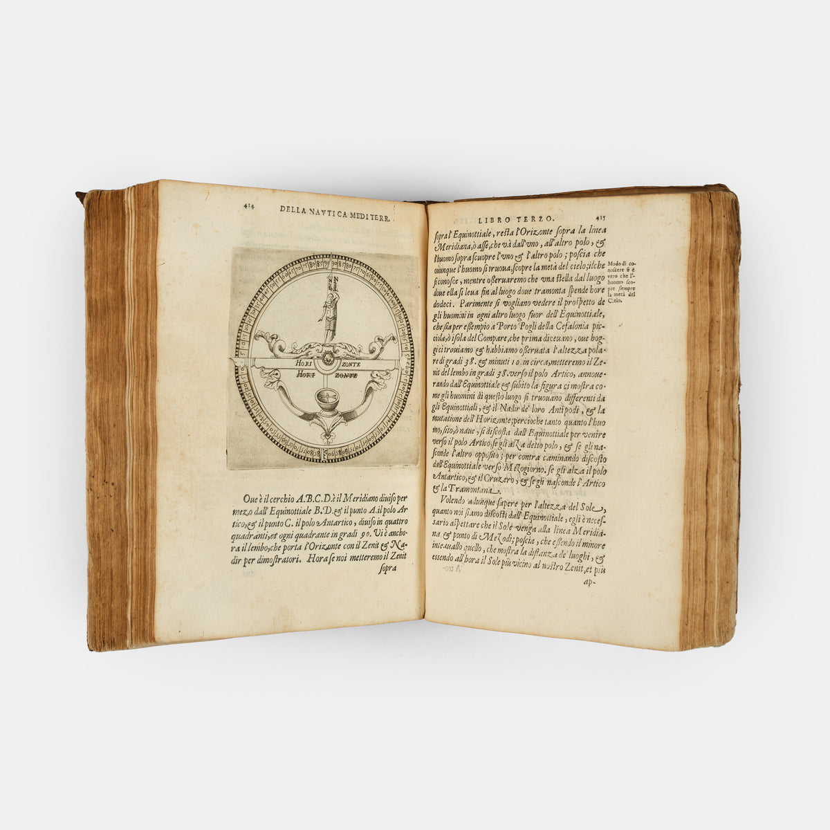 The 1607 second edition of the maritime classic Nautica Mediterranea by Bartolomeo Crescenzi, with the rare portolan chart of the Mediterranean.