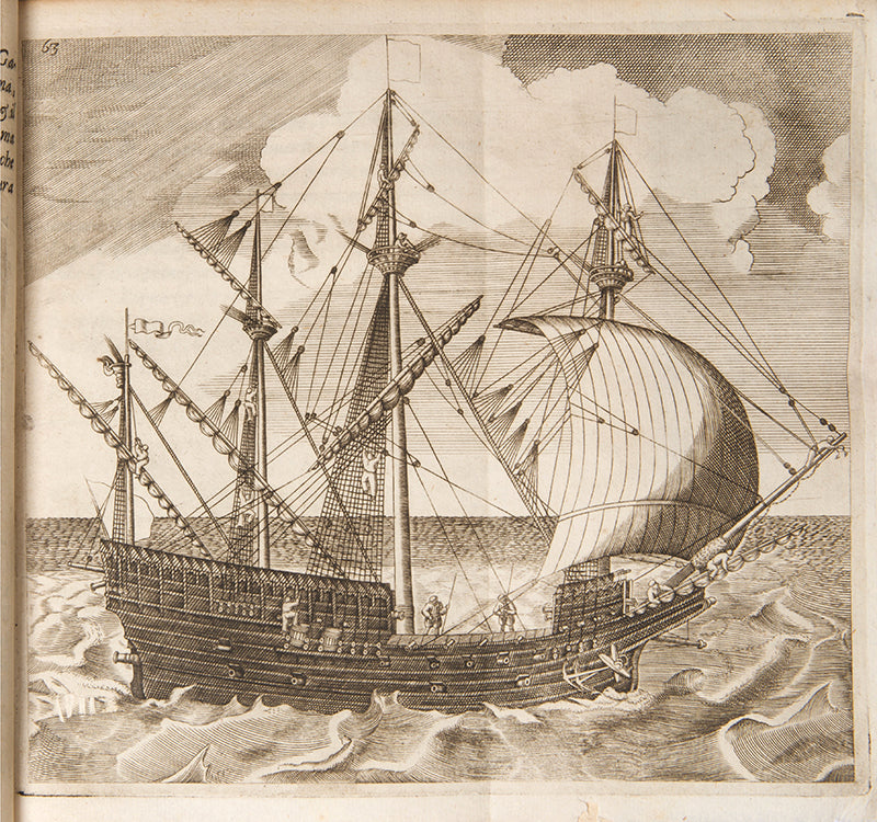 The 1607 second edition of the maritime classic Nautica Mediterranea by Bartolomeo Crescenzi, with the rare portolan chart of the Mediterranean.
