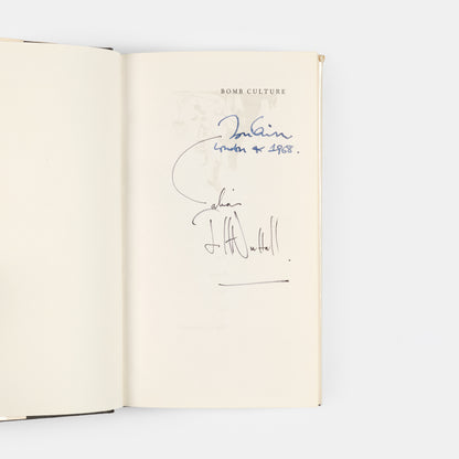 First edition of Bomb Culture by Jeff Nuttall, signed by the author.