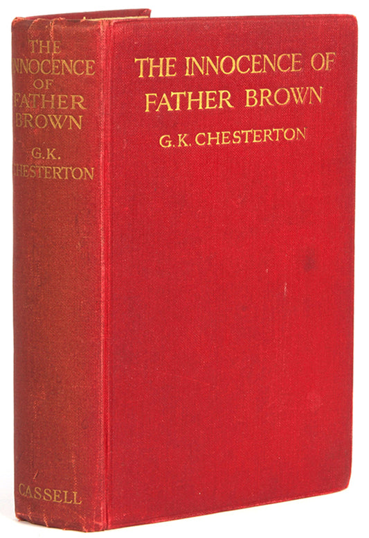 First edition of The Innocence of Father Brown, a collection of short stories introducing the character of Father Brown.