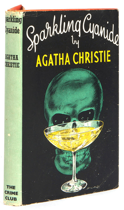 First UK edition of Sparkling Cyanide by Agatha Christie, the last appearance of Colonel Race to solve the mysterious deaths of a married couple, one year apart
