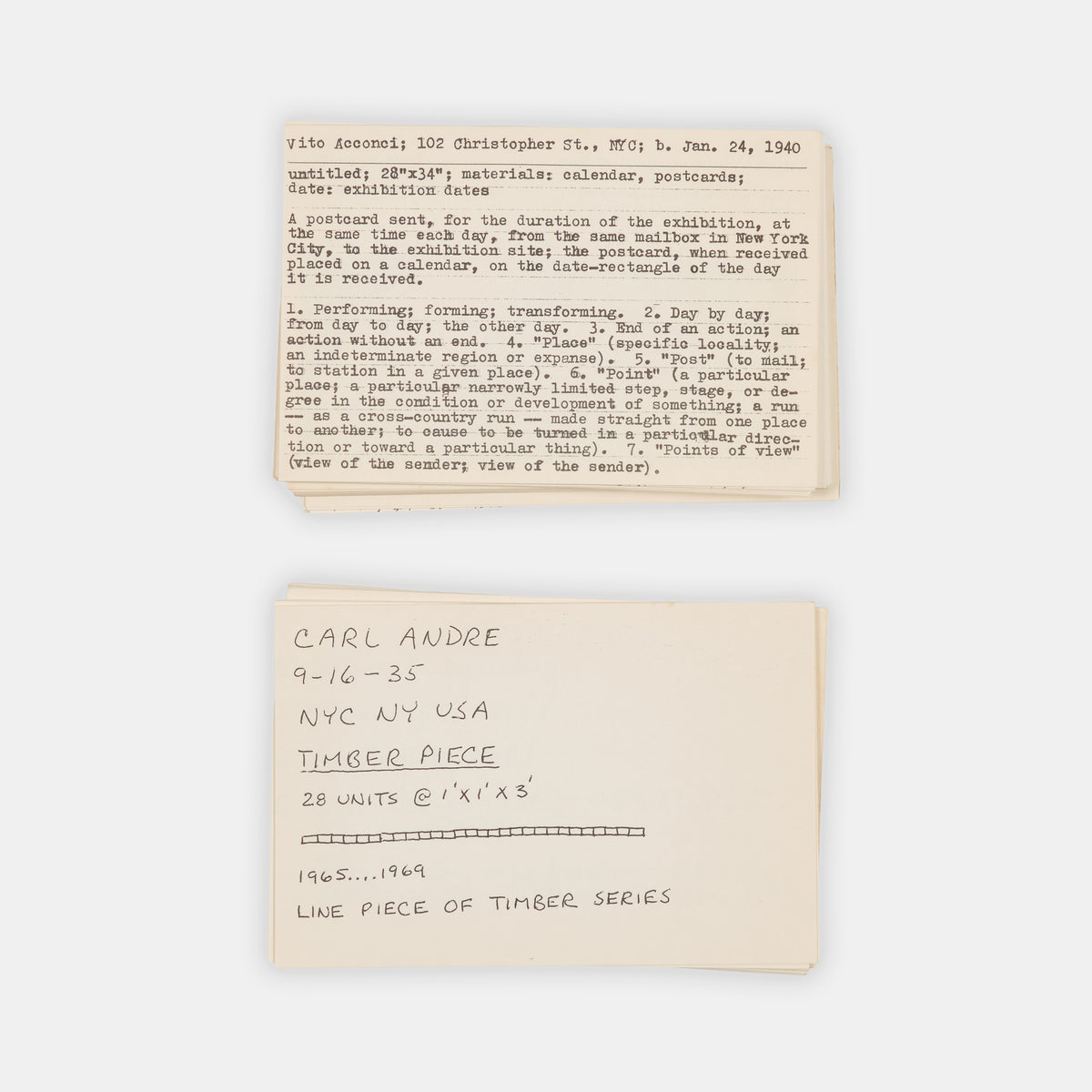 955,000 is the catalogue for an exhibition organised by Lucy Lippard at the Vancouver Art Gallery.
