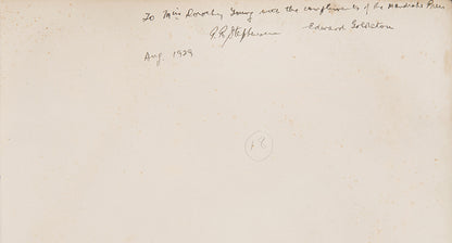 First edition of The Paintings of D.H. Lawrence, inscribed by the publishers.