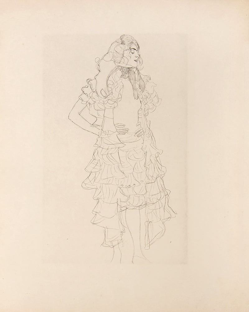 A fine example of a scarce and early work illustrated by Gustav Klimt. One of Jugenstil's most beautiful books.