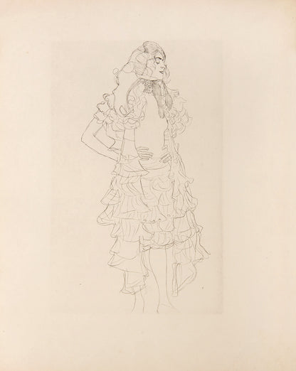A fine example of a scarce and early work illustrated by Gustav Klimt. One of Jugenstil's most beautiful books.