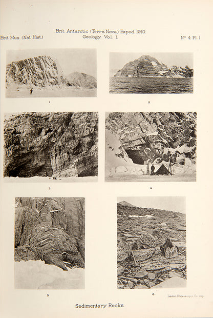 First editions of the Geology section of the Natural History Museum's series of scientific reports which resulted from the Terra Nova expedition. With two manuscript letters from Sir Raymond Priestley to the principal author Walter Smith.