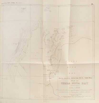First editions of the Geology section of the Natural History Museum's series of scientific reports which resulted from the Terra Nova expedition. With two manuscript letters from Sir Raymond Priestley to the principal author Walter Smith.
