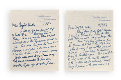 First editions of the Geology section of the Natural History Museum's series of scientific reports which resulted from the Terra Nova expedition. With two manuscript letters from Sir Raymond Priestley to the principal author Walter Smith.