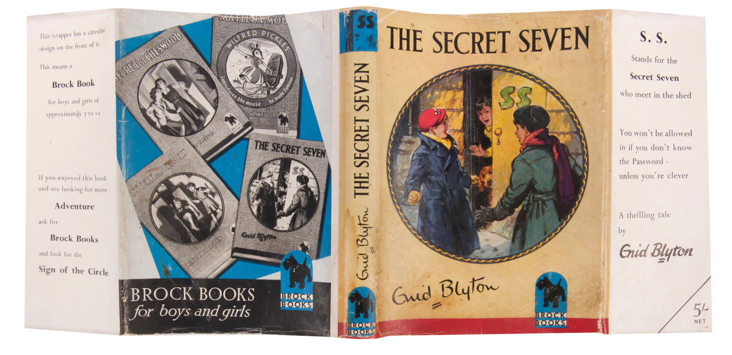 A complete first edition set of Enid Blyton's famous Secret Seven books, uncommon complete and with the dust-jackets all present and in such good condition
