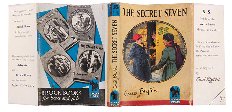 A complete first edition set of Enid Blyton's famous Secret Seven books, uncommon complete and with the dust-jackets all present and in such good condition