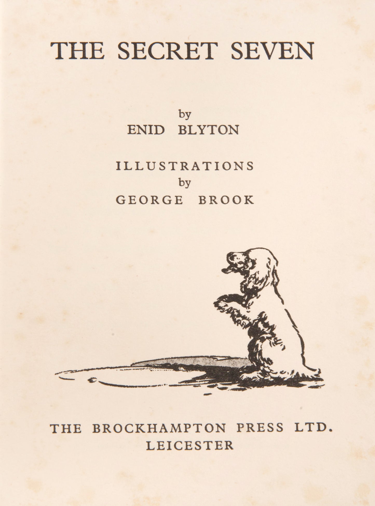 A complete first edition set of Enid Blyton's famous Secret Seven books, uncommon complete and with the dust-jackets all present and in such good condition