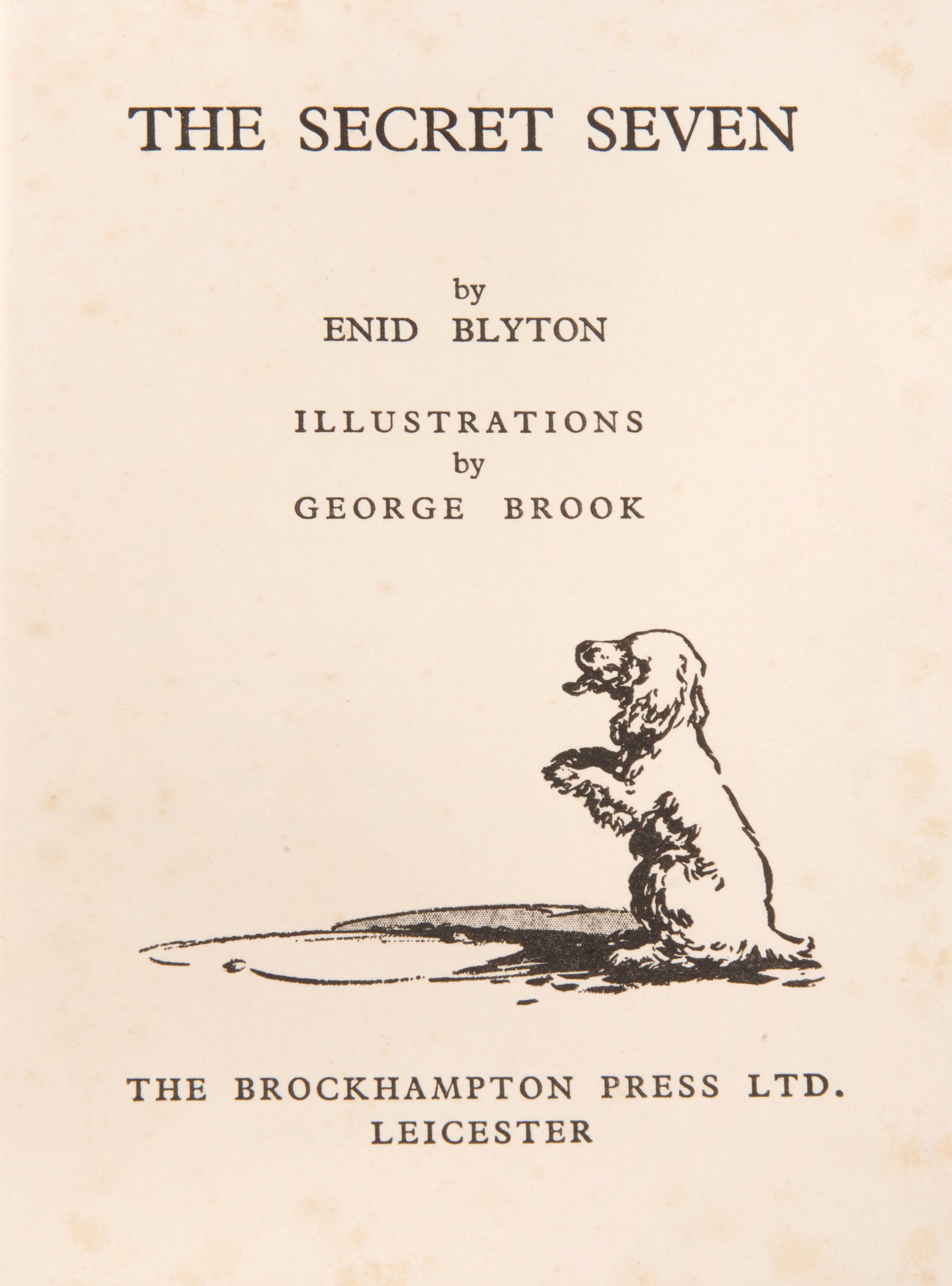 A complete first edition set of Enid Blyton's famous Secret Seven books, uncommon complete and with the dust-jackets all present and in such good condition