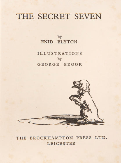 A complete first edition set of Enid Blyton's famous Secret Seven books, uncommon complete and with the dust-jackets all present and in such good condition