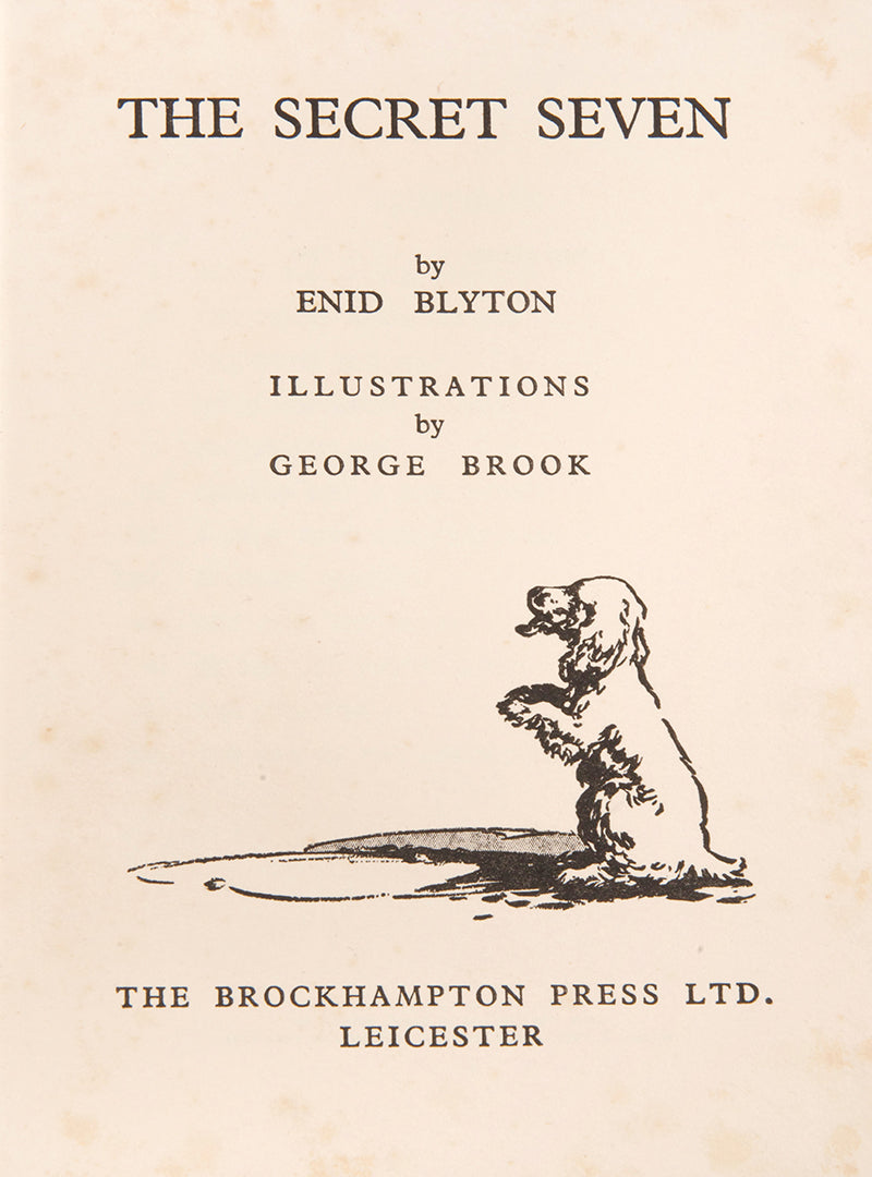 A complete first edition set of Enid Blyton's famous Secret Seven books, uncommon complete and with the dust-jackets all present and in such good condition