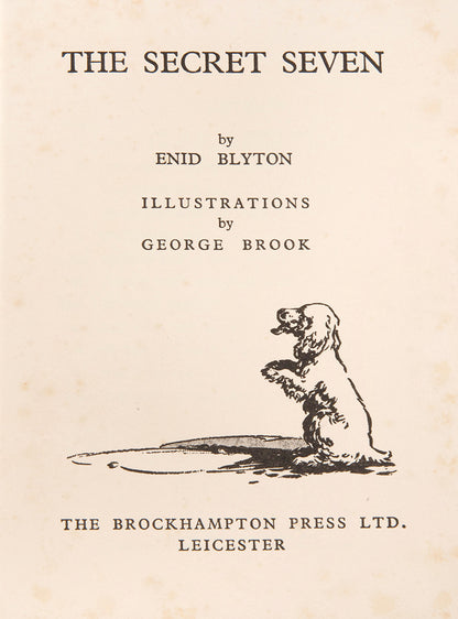 A complete first edition set of Enid Blyton's famous Secret Seven books, uncommon complete and with the dust-jackets all present and in such good condition