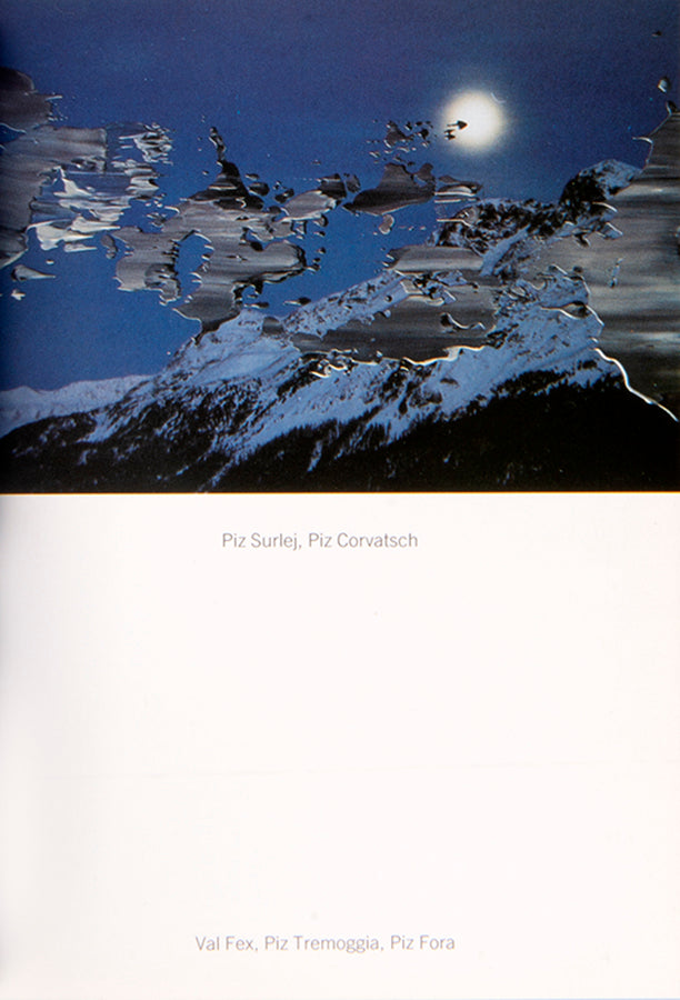 Photographs taken in Sils, Switzerland, which Gerhard Richter subsequently painted over.<br />