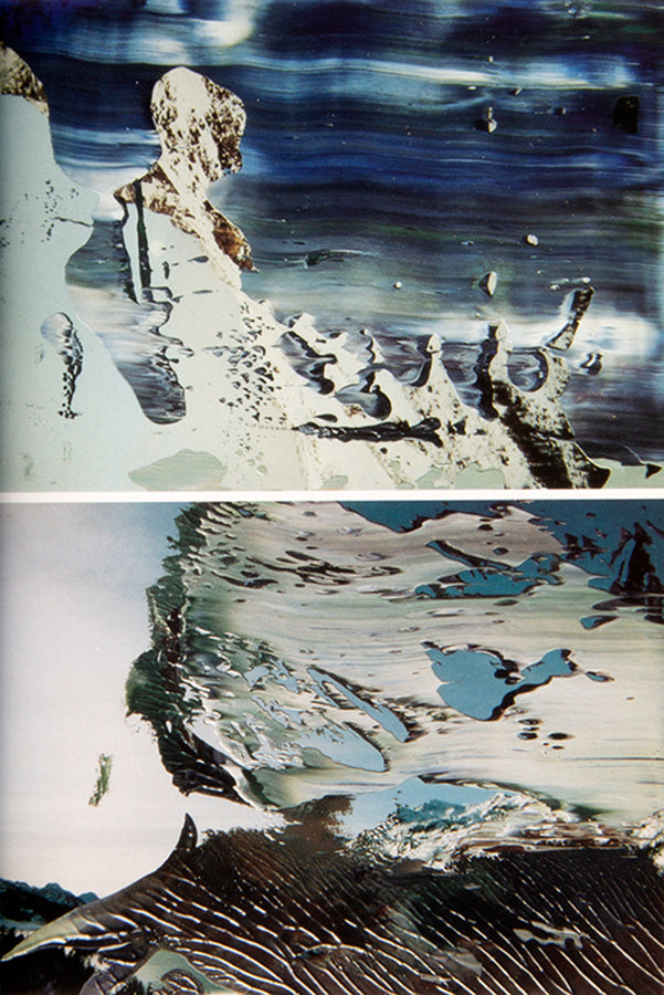 Photographs taken in Sils, Switzerland, which Gerhard Richter subsequently painted over.<br />