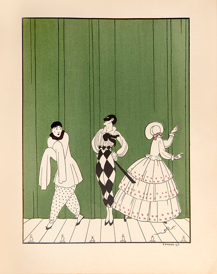 Barbier's wonderful illustrations for Nijinsky and the Ballets Russes.
