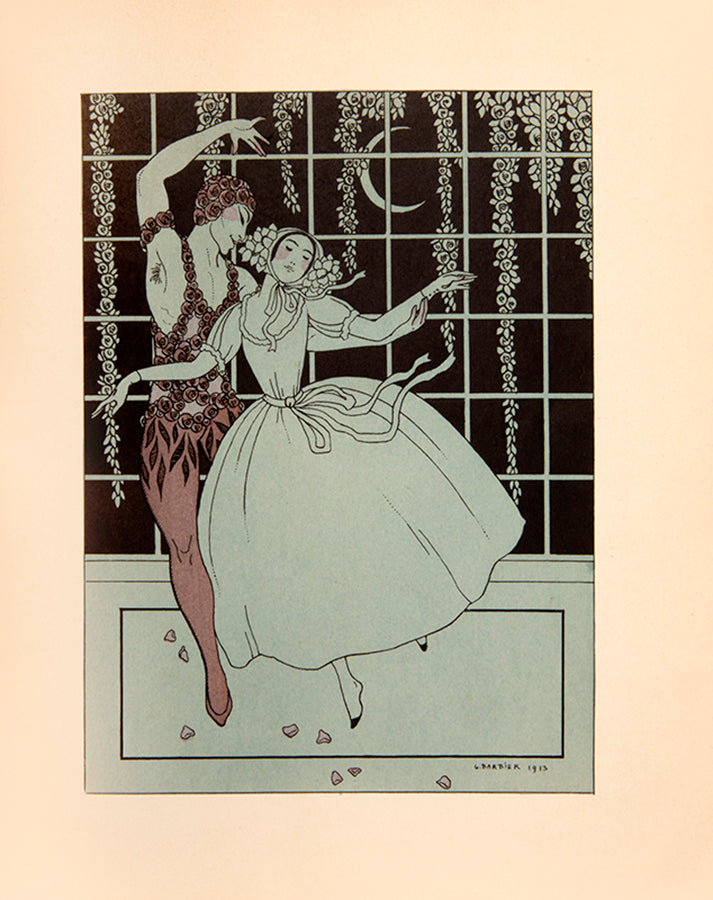 Barbier's wonderful illustrations for Nijinsky and the Ballets Russes.