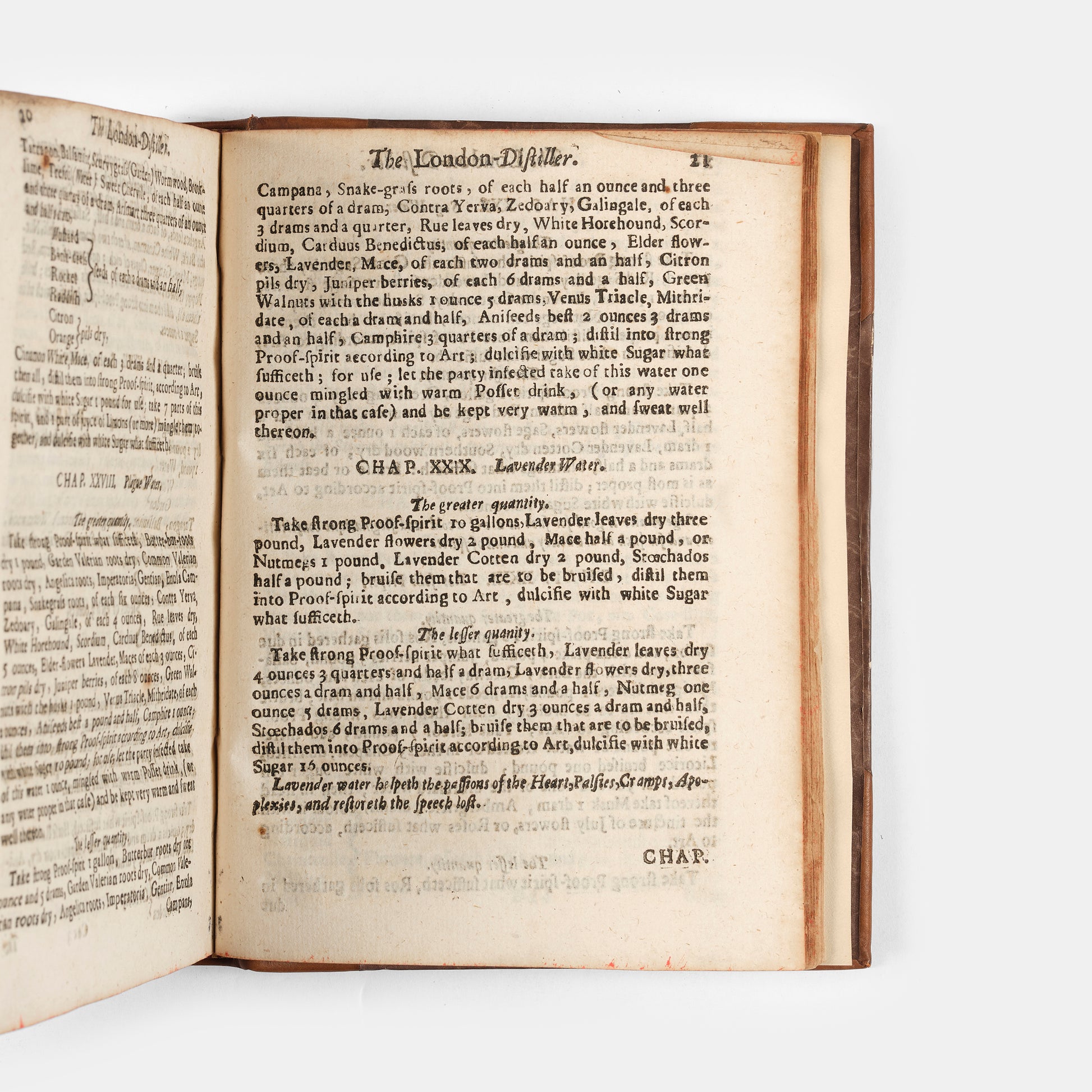 The enlarged third edition of physician John French's work on the distillation of pharmaceuticals, The Art of Distillation, with numerous woodcut illustrations, 1664.