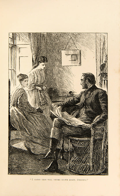 First edition of Wives and Daughters by Elizabeth Gaskell, the story of Molly Gibson and her love for Roger Hamley, the last chapter completed by Frederick Greenwood