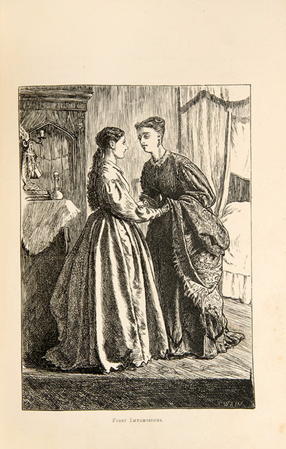 First edition of Wives and Daughters by Elizabeth Gaskell, the story of Molly Gibson and her love for Roger Hamley, the last chapter completed by Frederick Greenwood