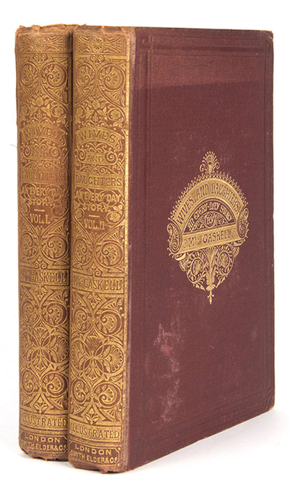 First edition of Wives and Daughters by Elizabeth Gaskell, the story of Molly Gibson and her love for Roger Hamley, the last chapter completed by Frederick Greenwood