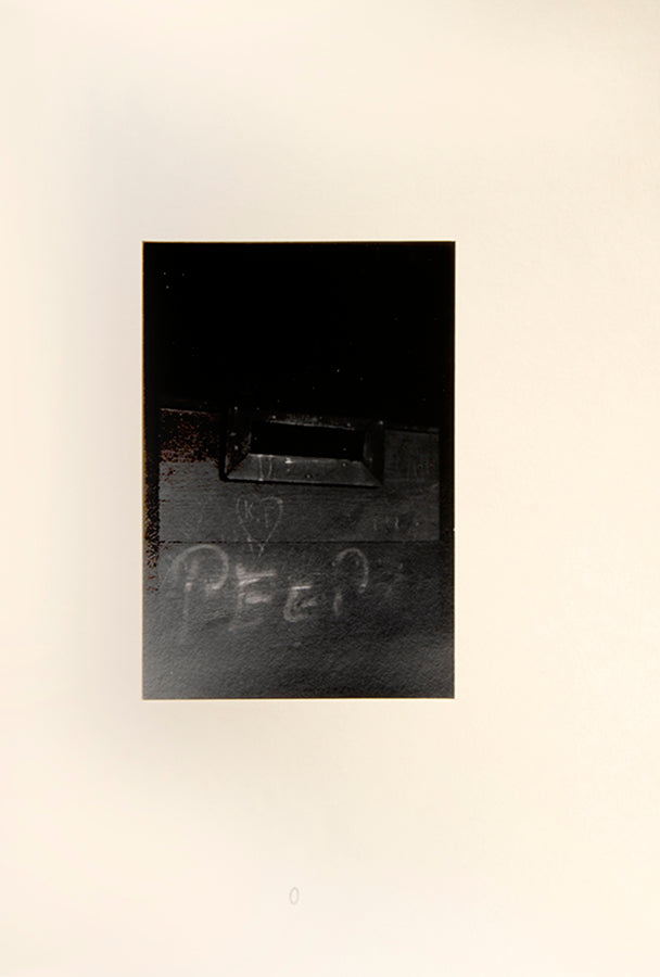 JohnGossage took these photographs in Berlin  using a telephoto lens and surveillance film. The series title relates to Gossage's memory of a graffiti warning he often saw whilst growing up in New York City in the 1950s and '60s.