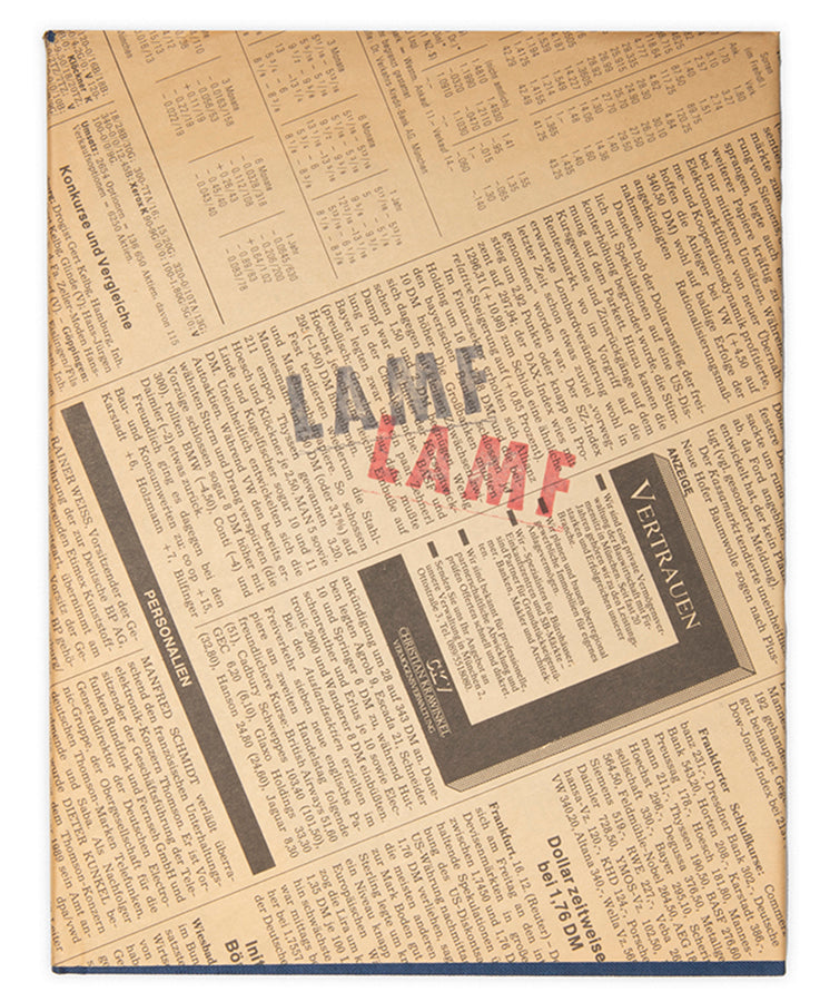 JohnGossage took these photographs in Berlin  using a telephoto lens and surveillance film. The series title relates to Gossage's memory of a graffiti warning he often saw whilst growing up in New York City in the 1950s and '60s.