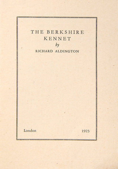 The Berkshire Kennet.
