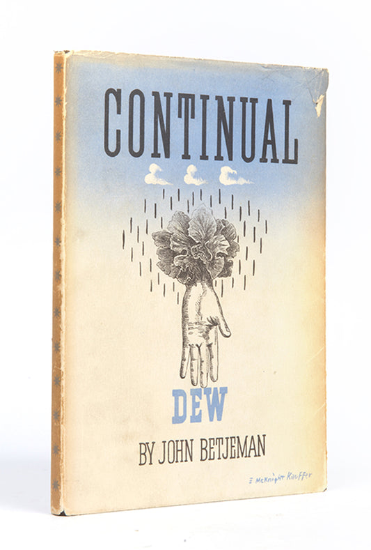 First edition of Continual Dew by John Betjeman. 