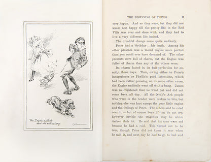A very good first edition of E. Nesbit's, The Railway Children immortalised by the 1970 film directed by Lionel Jeffries and staring Jenny Agutter, Dinah Sheridan and Bernard Cribbins
