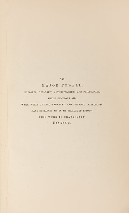 The first edition of Lester Ward's Dynamic Sociology, his major work which helped establish sociology as a distinct field of study in the United States.