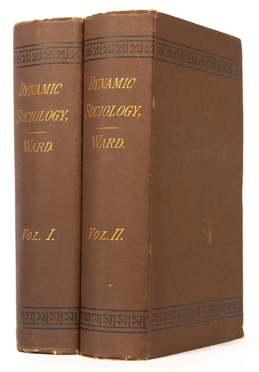 The first edition of Lester Ward's Dynamic Sociology, his major work which helped establish sociology as a distinct field of study in the United States.