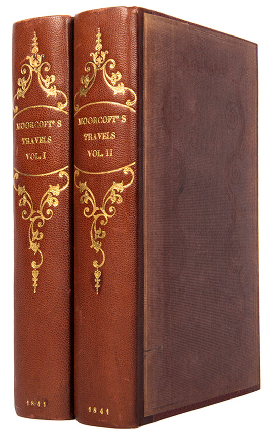 First edition of Wiliam Moorcroft's Travels in the Himalayan provinces of Hindustan and the Panjab, his scarce classic recounting his travels through the Punjab, Kashmir, and Afghanistan.