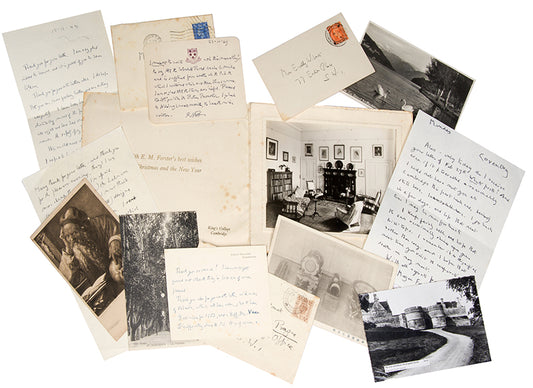 11 Autograph Letters and Postcards from E.M. Forster to Hazel Eardley-Wilmot.