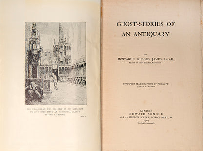First edition of Ghost Stories of an Antiquary by M.R. James.
