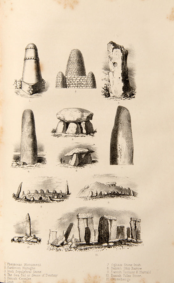 First edition of Richard Madden's The Shrines and Sepulchres of the Old and New World, a comprehensive work on ancient tombs and funerary practices by an avid abolitionist of his day.