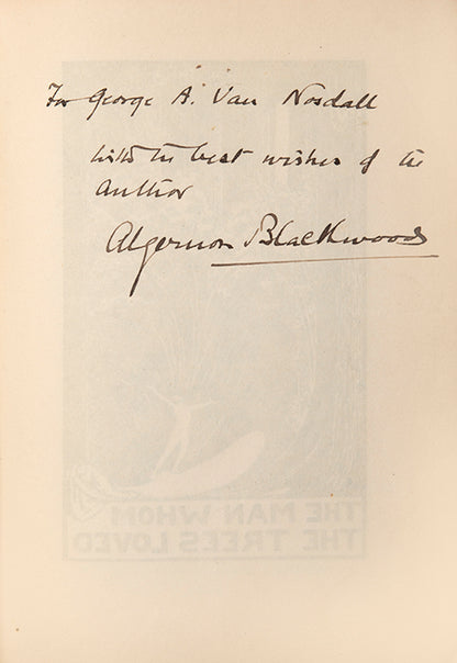 First edition of Pan's Garden by Algernon Blackwood, inscribed by the author.