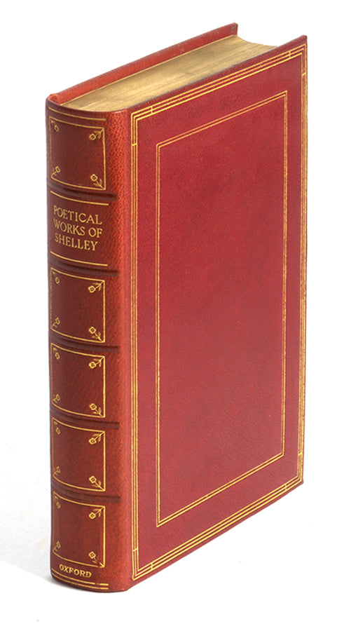 An attractive copy of The Complete Poetical Works of Percy Bysshe Shelley.