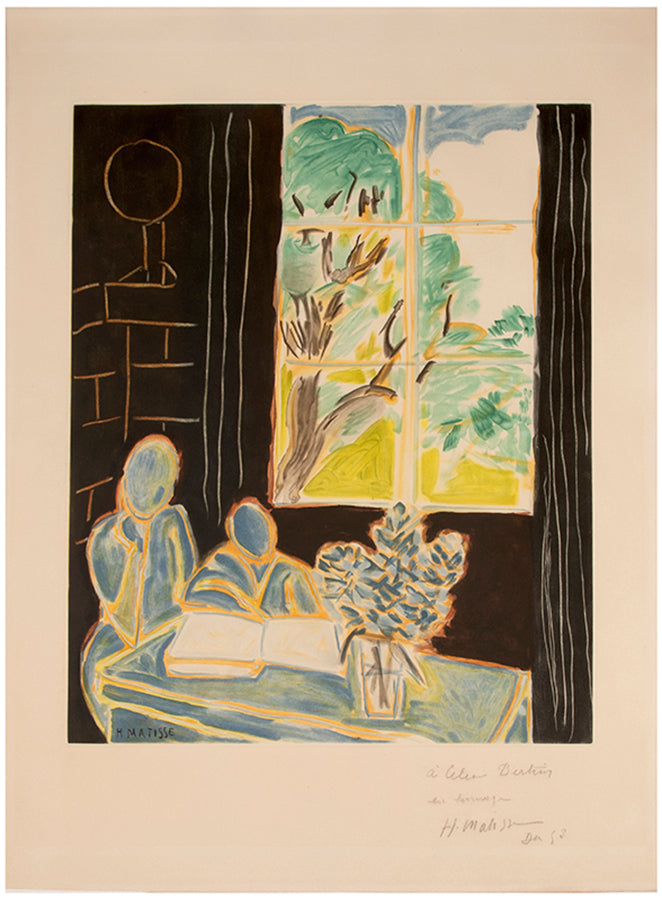 Henri Matisse, La Silence Habite des Maisons, 1947, aquatint, signed by the artist, artist's proof, on arches paper