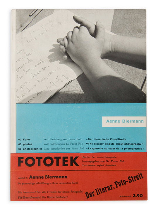 60 Fotos is the first mongraph of Aenne Biermann's photographs, with the publisher's scarce wraparound band.