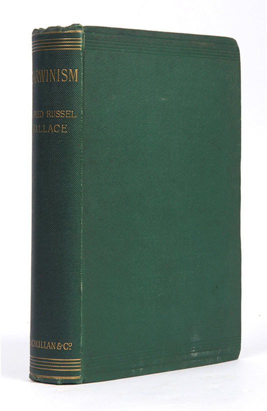 First edition and a very attractive copy of biologist Alfred Russel Wallace's important book Darwinism, published in 1889.