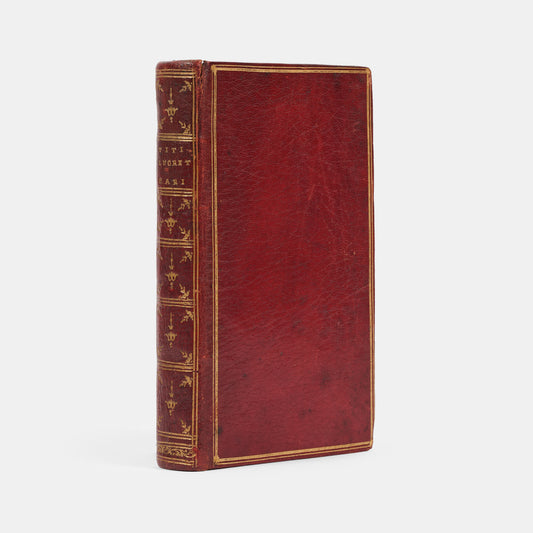 A lovely eighteenth-century French edition of Roman philosopher Lucretius's On the Nature of Things, De Rerum Natura Libri Sex, in red morocco.