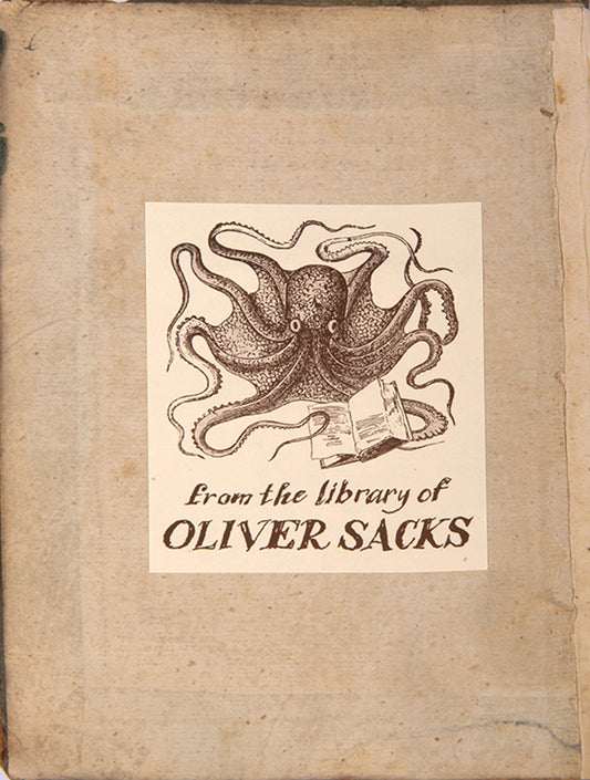 Third English language edition of Antoine Lavoisier's Traité Élémentaire de Chemie (Elements of Chemistry), Dr. Oliver Sack's copy, with his octopus bookplate.