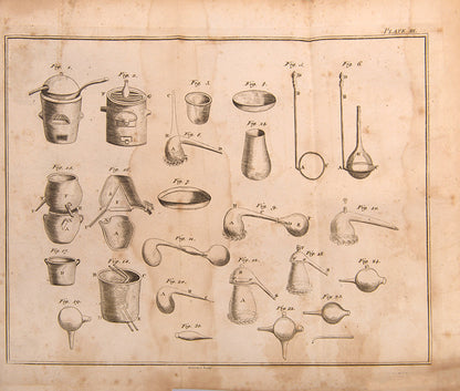 Third English language edition of Antoine Lavoisier's Traité Élémentaire de Chemie (Elements of Chemistry), Dr. Oliver Sack's copy, with his octopus bookplate.