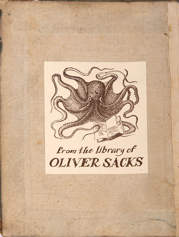 Third English language edition of Antoine Lavoisier's <em>Traité Élémentaire de Chemie (</em>Elements of Chemistry), Dr. Oliver Sack's copy, with his octopus bookplate.