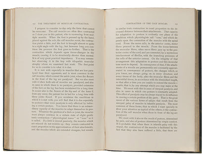 First collected edition of William Gowers' Clinical Lectures on Diseases of the Nervous System. Presentation copy inscribed by the author.